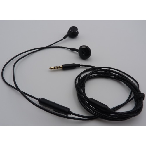 Kabelbundna stereohörlurar med mikrofon